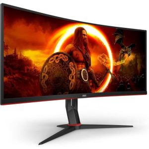 aoc cu34g2xp 34" va curved gaming monitor, wqhd (3440x1440), 180hz, 1ms, freesync