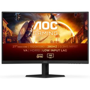 aoc c27g4zxed 27 inch fhd, 280hz, 0.3ms, curved gaming monitor