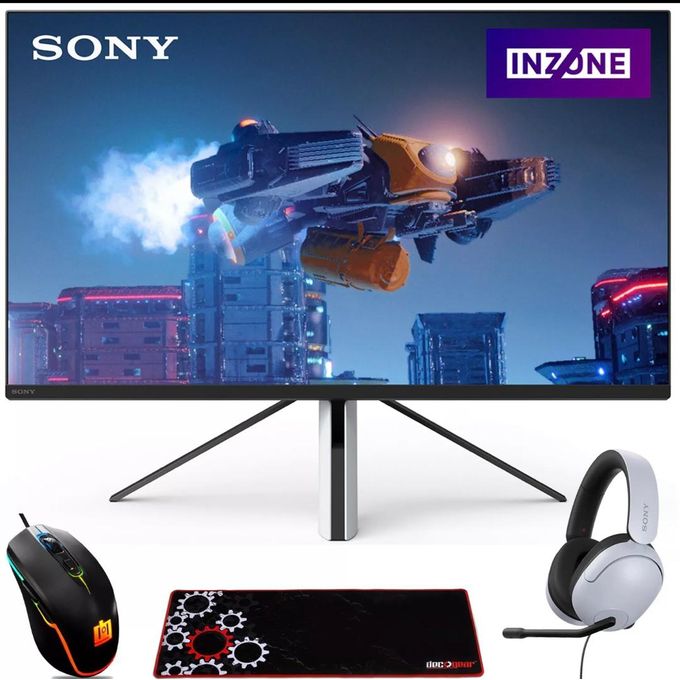 Sony 27 Inch Inzone M3 Sdmf27m30 Fhd Gaming Monitor With Nvidia G-sync + Headset, Mouse