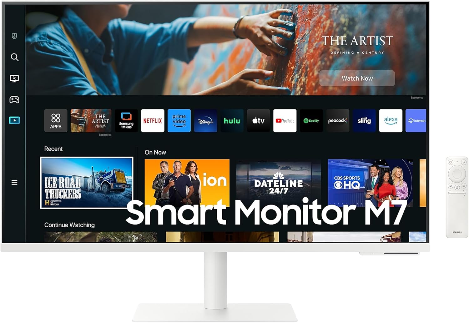 27'' smart monitor m70c usb c uhd with speakers & remote ls27cm703uuxxu