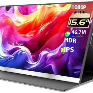 V2com P4 15.6" Portable Monitor, Ultra-slim Narrow Bezel Full Hd 1080p Ips Display, Usb-c & Hdmi