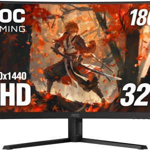 AOC Cq32g4ve 32" Curved Ultra-wide Gaming Monitor Qhd 2560x1440